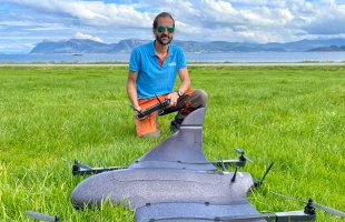 Drone with wings