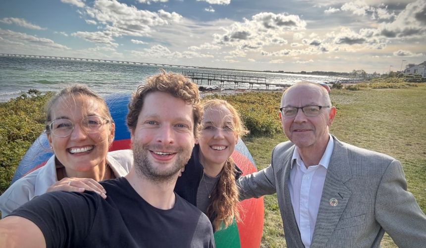 4 smiling adult humans from NIVA looking at the camera. 