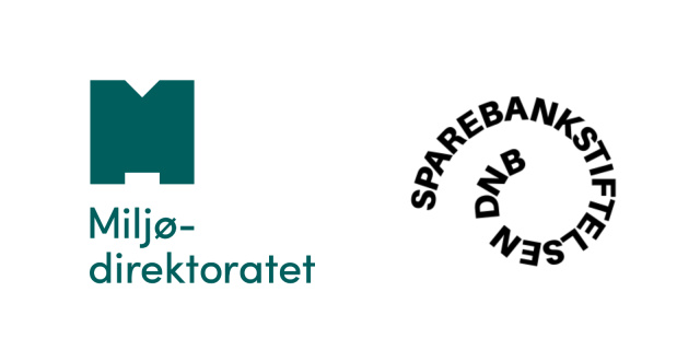 The logos of the Norwegian Environment Agency and Sparebankstiftelsen